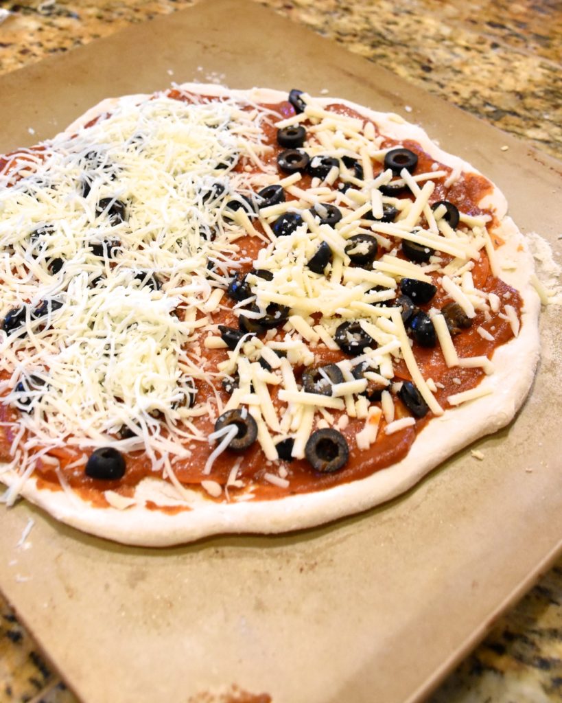 Gluten-free dairy-free pizza