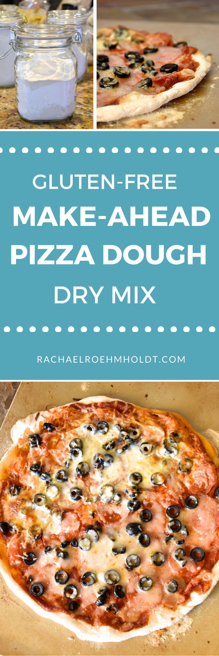 Learn how to create gluten-free make-ahead pizza dough dry mixes for an easy dinner that you can feel good about. Click through to read the full post.