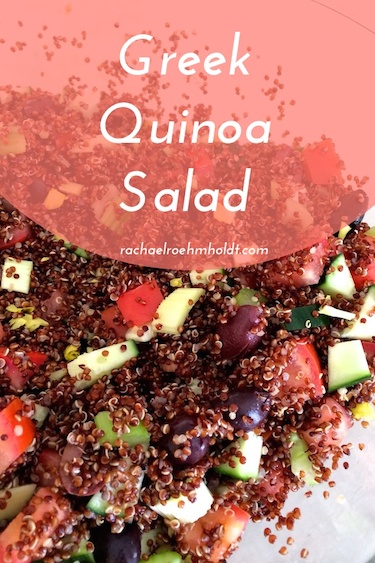Greek Quinoa Salad | RachaelRoehmholdt.com