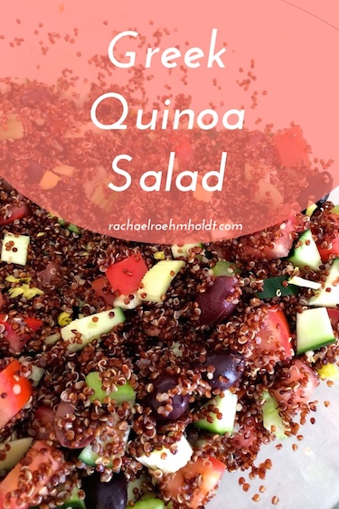 Meal Prep Greek Quinoa Salad | gluten and dairy-free