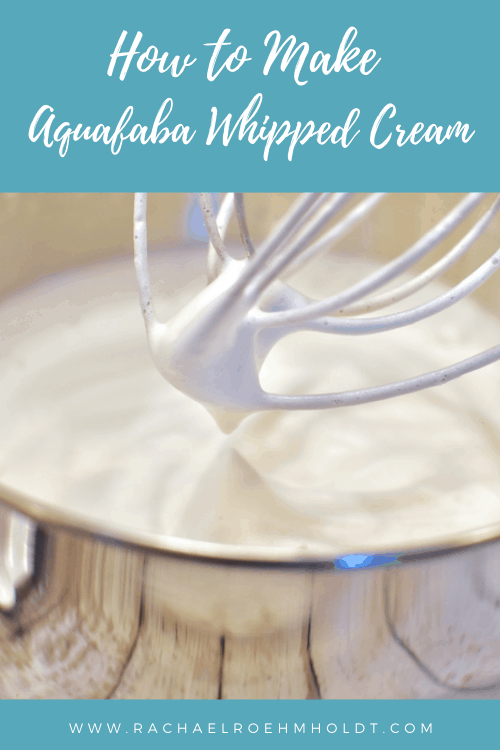 How to Make Aquafaba Whipped Cream