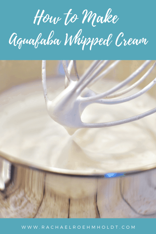 Aquafaba Whipped Cream Recipe Rachael Roehmholdt