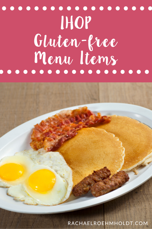 Gluten-Free Menu - Photo from IHOP