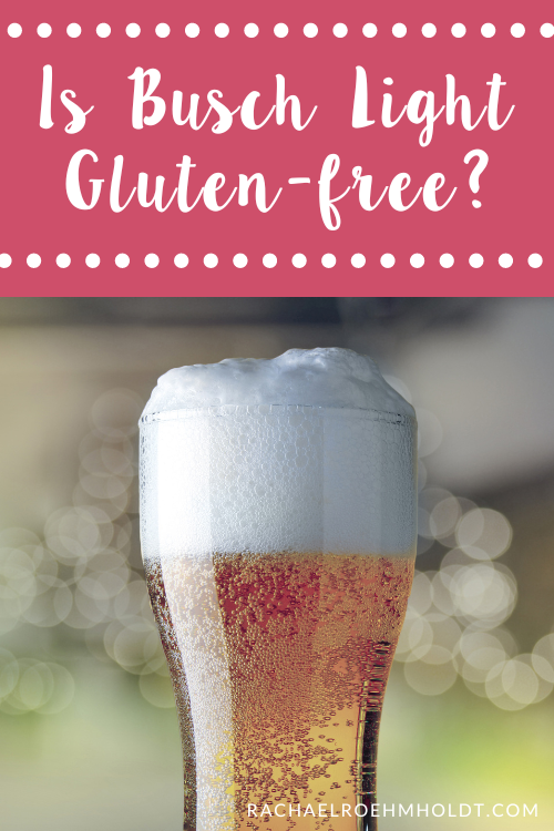 Is Busch Light Gluten-free?