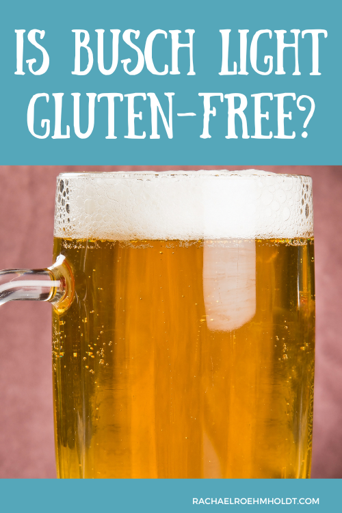 Is Busch Light Gluten-free?