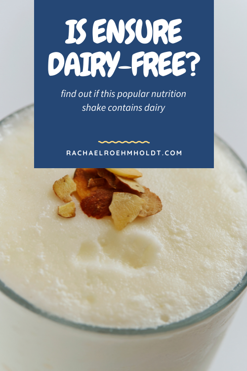 Is Ensure Dairy-free?