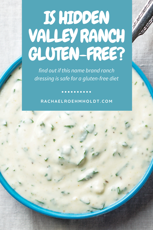 Is Hidden Valley Ranch Gluten-free?