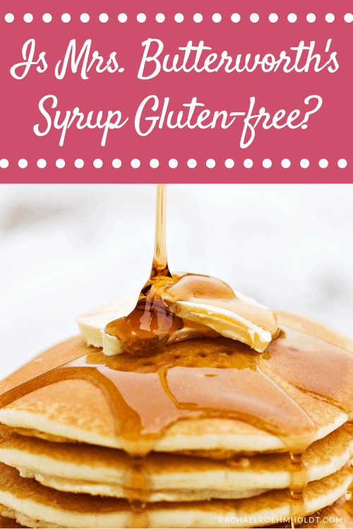 Is Maple Syrup Gluten free?