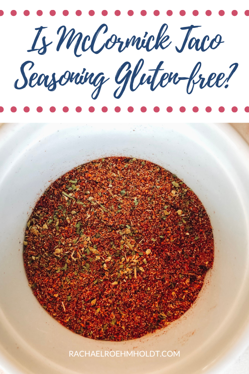 McCormick® Gluten Free Taco Seasoning Mix