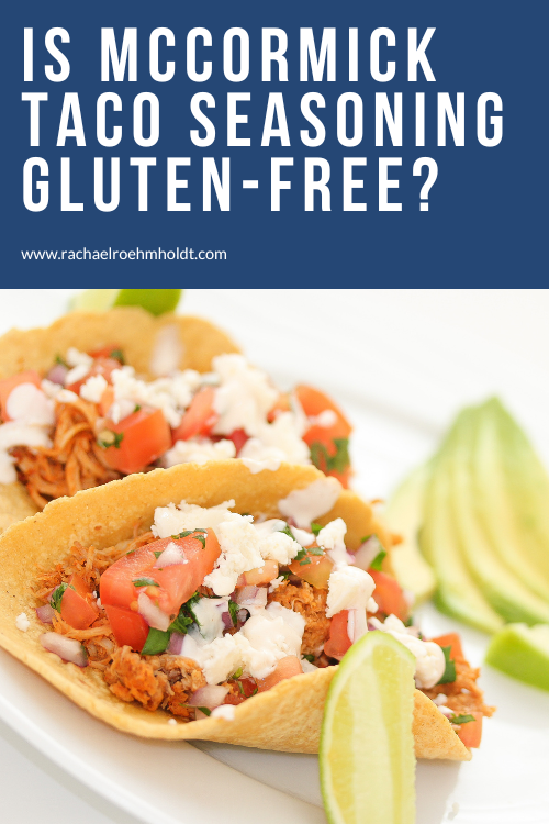 Is McCormick Taco Seasoning Gluten-free?