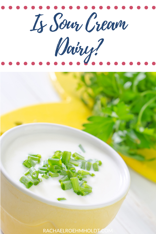 Is Sour Cream Dairy?