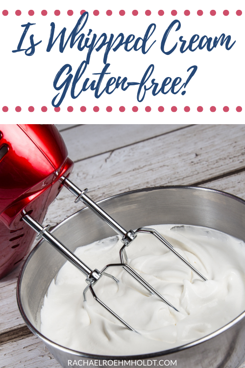 Is Whipped Cream Gluten-free?