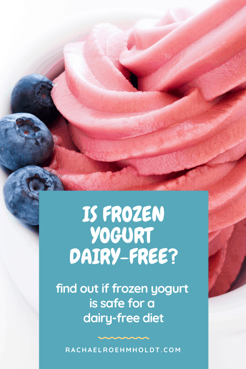 Frozen shop yogurt lactose
