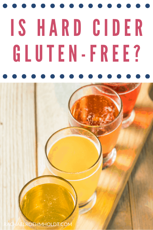 Is hard cider gluten free?