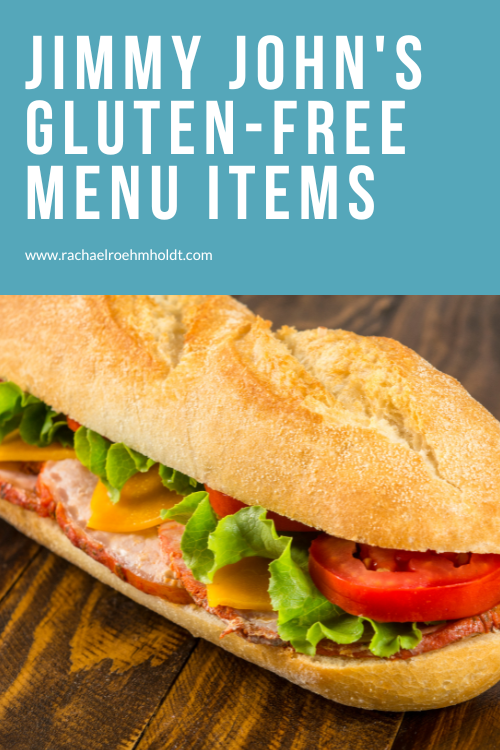 Jimmy John's Gluten-free Menu Items