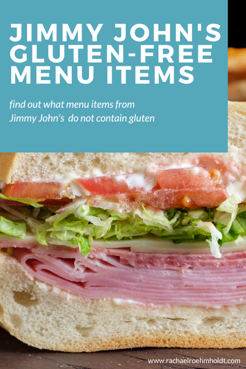 Jimmy John's Gluten-free Menu Items