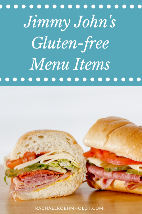 Jimmy John's Gluten-free Menu Items