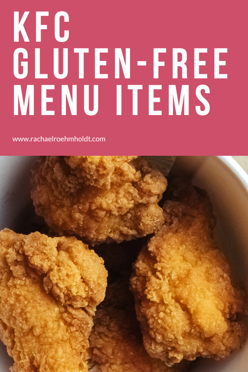 KFC Gluten-free Menu Items