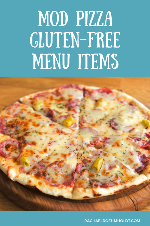 MOD Pizza Gluten-free Menu Items