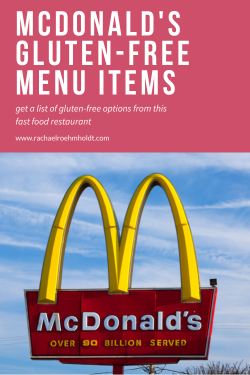 McDonald's Gluten-free Menu Items