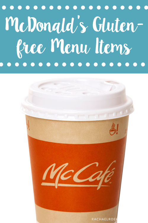 McDonald's Gluten-free Menu Items