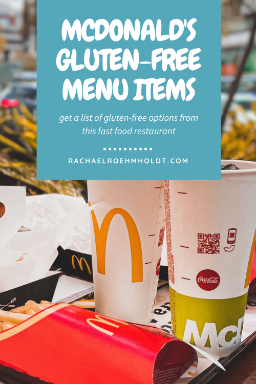 McDonald's Gluten-free Menu Items