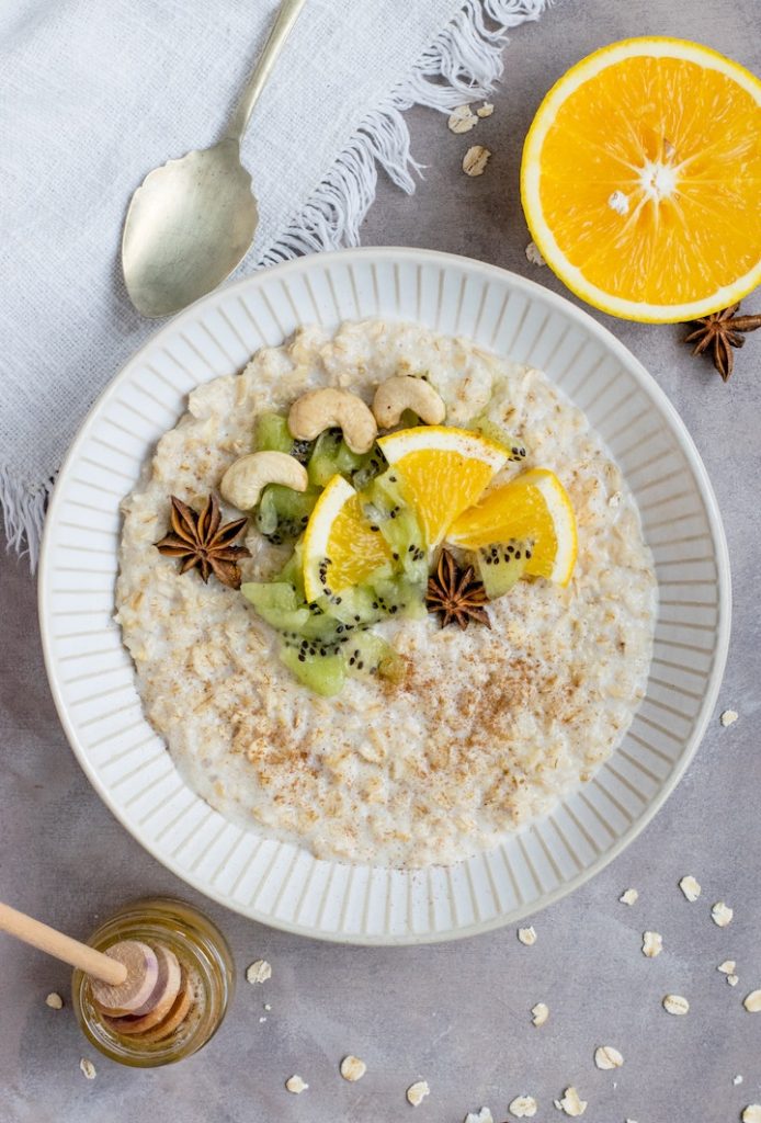 Gluten-free dairy-free breakfast idea: oatmeal