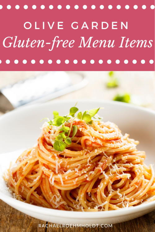 Olive Garden Gluten-free Menu Items