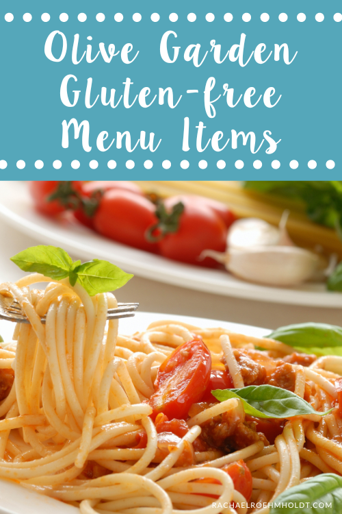 Olive Garden Gluten-free Menu Items