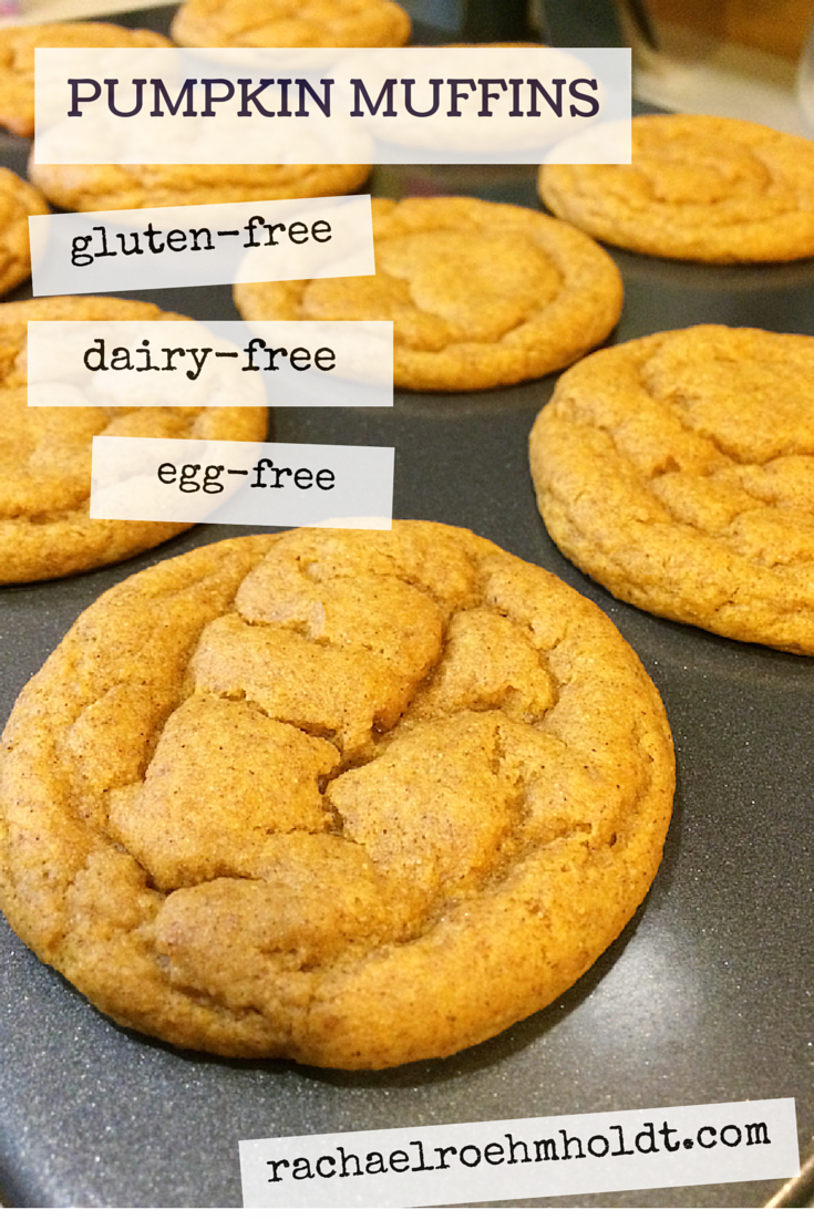 Gluten-free Dairy-free Pumpkin Muffins | RachaelRoehmholdt.com