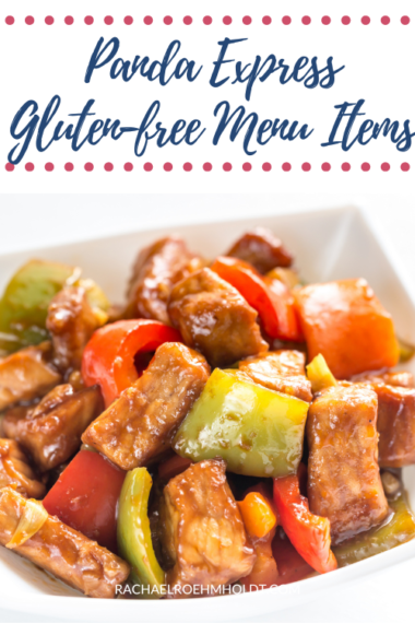 Panda Express Gluten-free and Allergen Menu Items