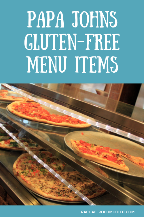 Papa Johns Gluten-free Menu Items