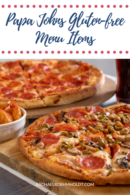 Papa Johns Gluten-free Menu Items