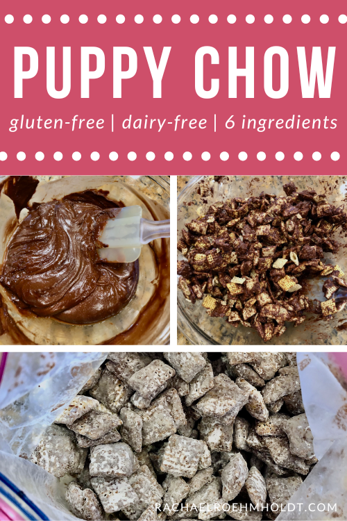 Puppy Chow - gluten-free, dairy-free, 6 ingredients