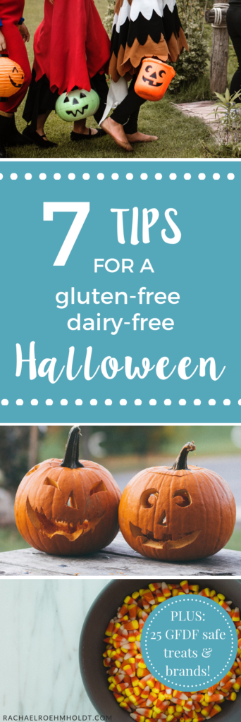 7 Halloween Tips plus a list of safe gluten-free dairy-free Halloween treats