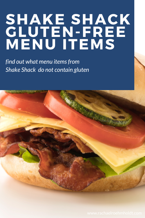 Shake Shack Gluten-free Menu Items