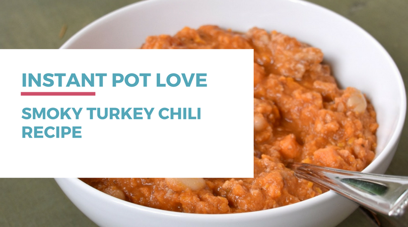 Looking for a tasty and healthy meal that's gluten-free dairy-free and can be made quickly in an Instant Pot? Try this Smoky Turkey Chili.