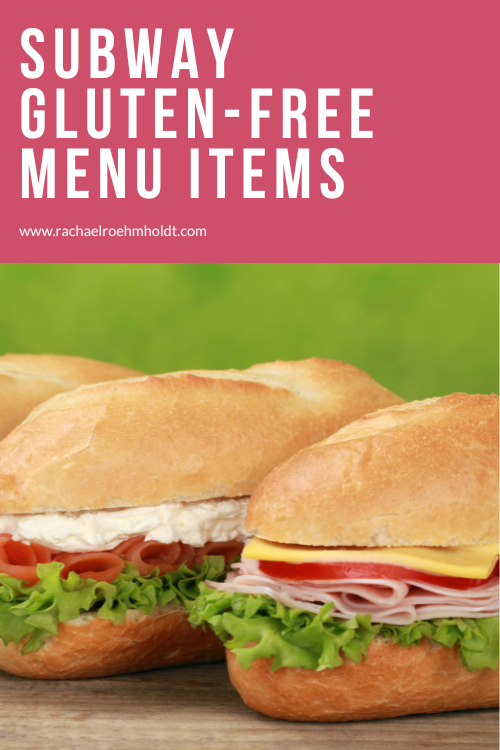 Subway Gluten-free Menu Items