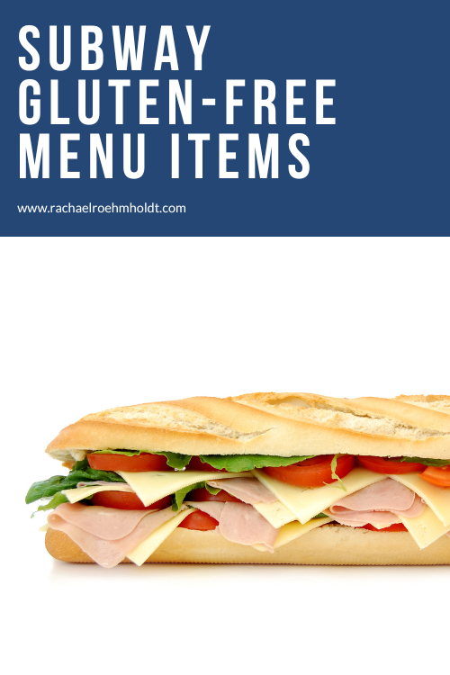 Subway Gluten-free Menu Items