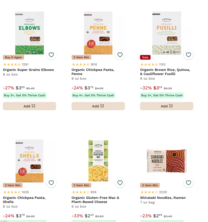 Thrive Market Gluten-free Pasta