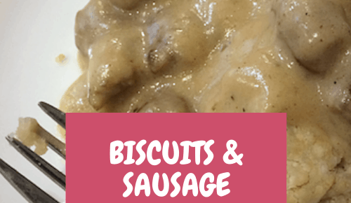 Biscuits & Sausage Gravy (gluten-free, dairy-free)