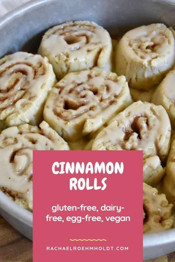 Gluten-free Dairy-free Cinnamon Rolls