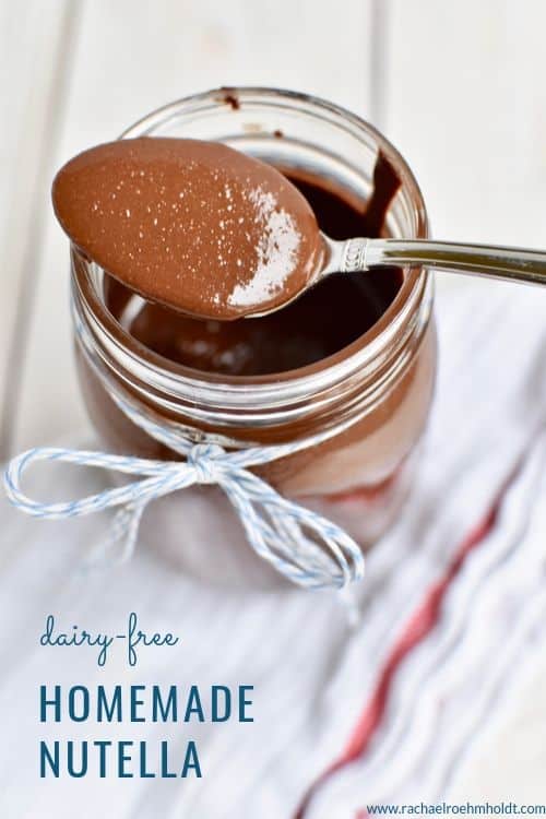 Dairy-free Homemade Nutella