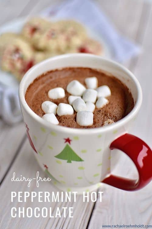 Dairy-free Peppermint Hot Chocolate