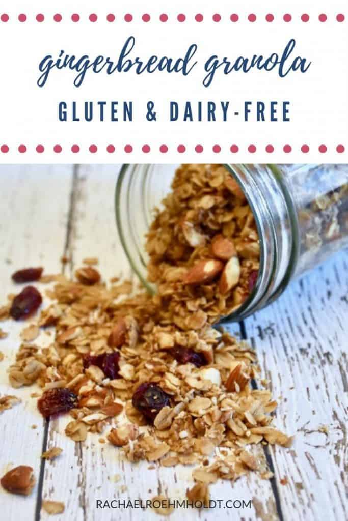Gluten-free Dairy-free Gingerbread Granola