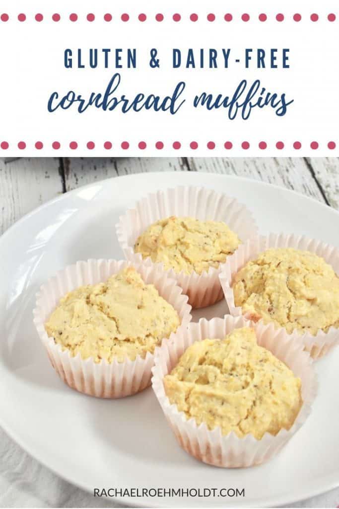 Gluten-free Dairy-free Cornbread and Cornbread Muffins