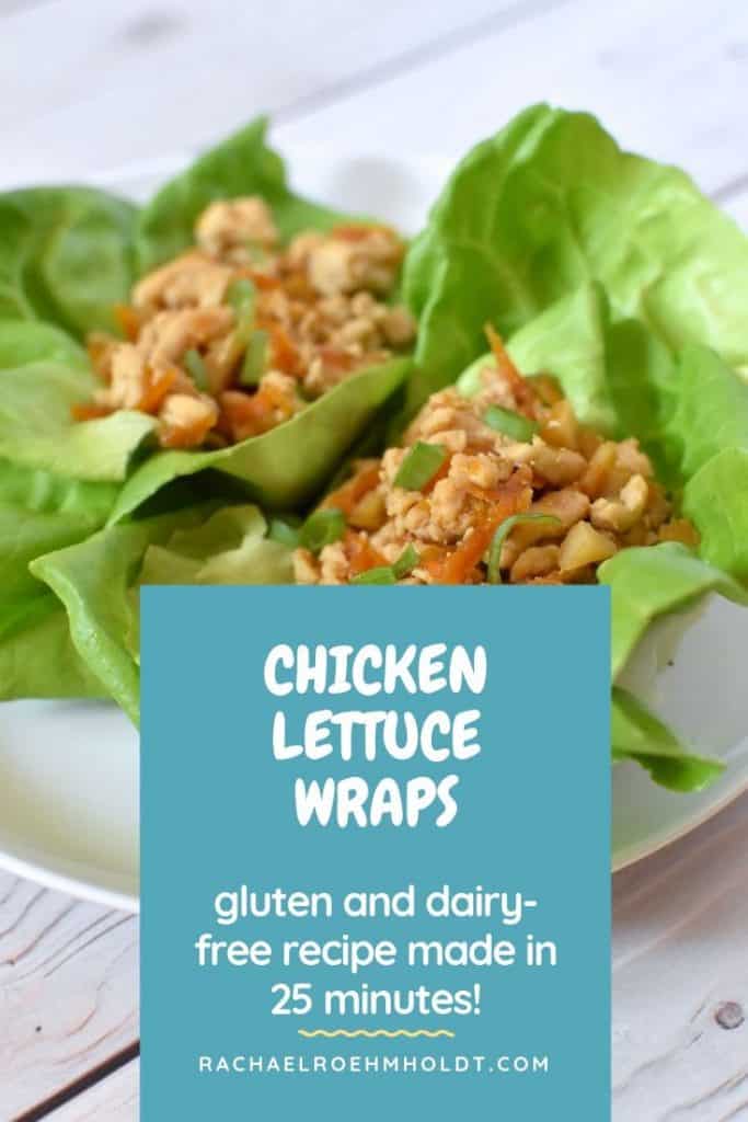 Chicken Lettuce Wraps: gluten and dairy-free recipe