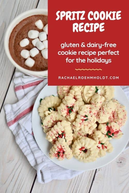 Gluten and Dairy-free Spritz Cookies with an Egg-free and Vegan Option