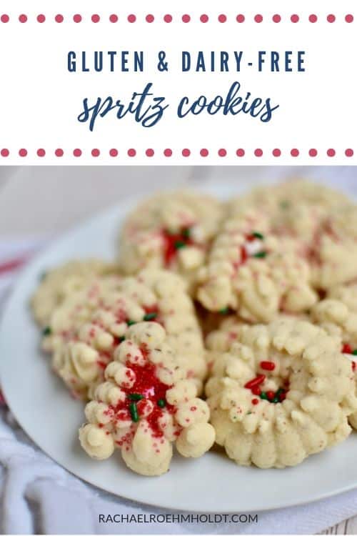 Gluten and Dairy-free Spritz Cookies