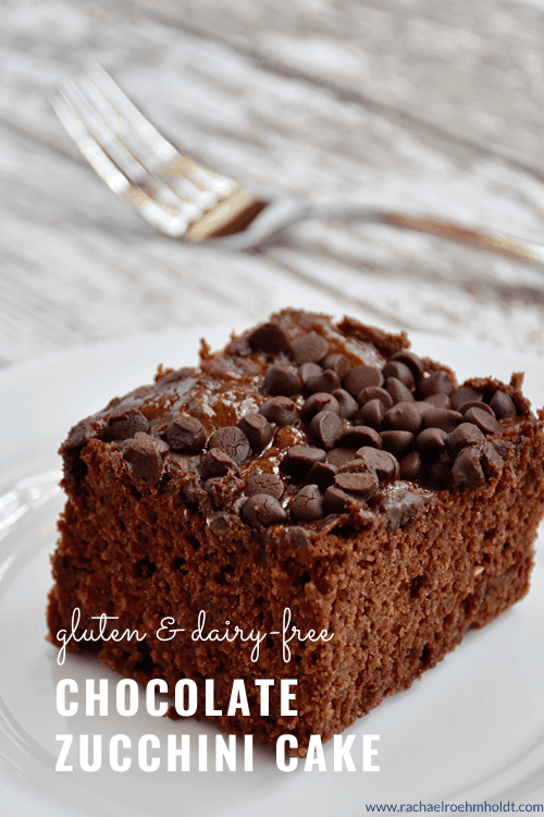 Dairy & Gluten-free Chocolate Zucchini Cake